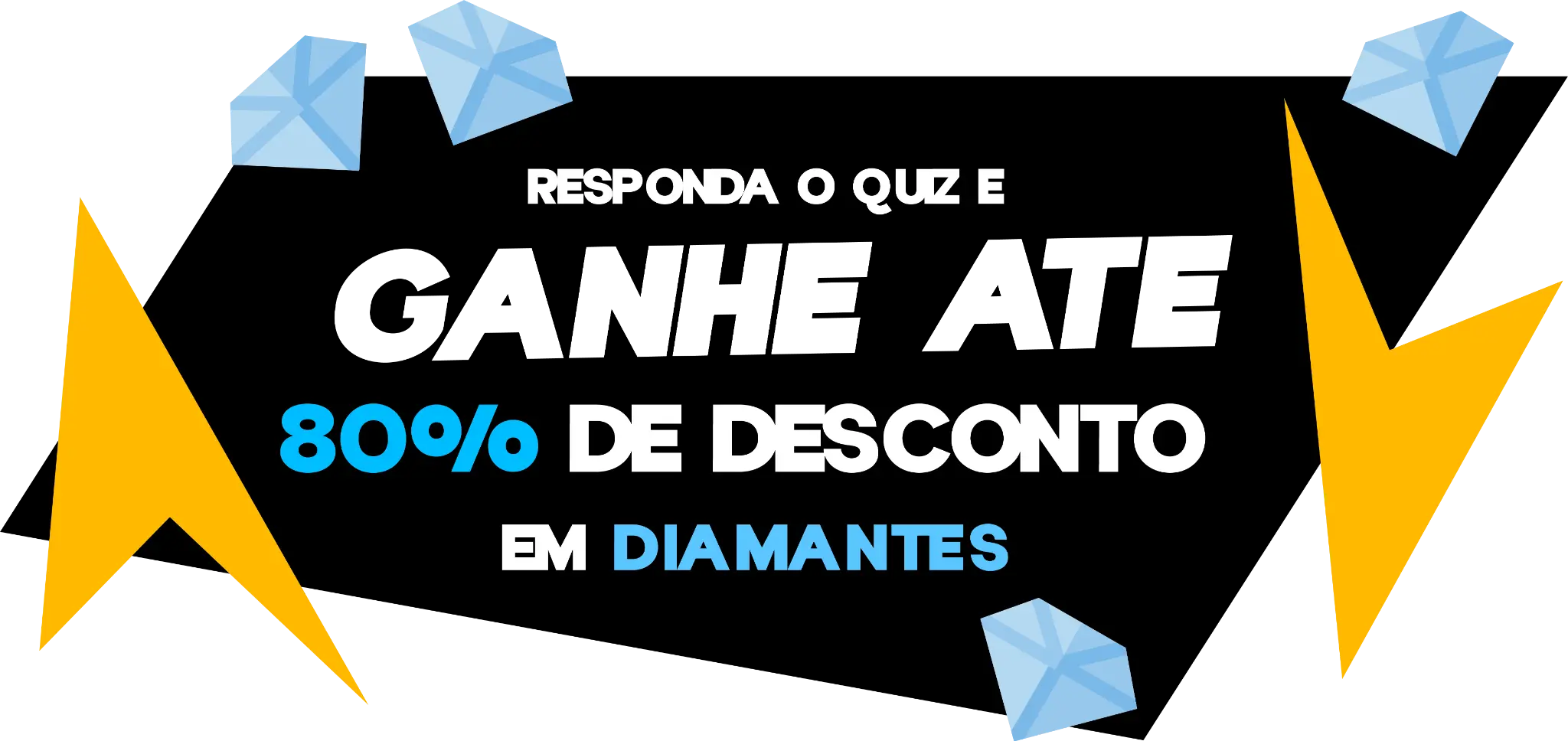 Ganhe até 80% de desconto